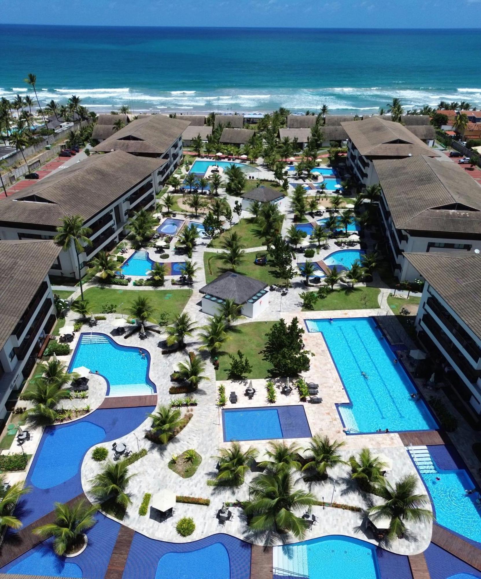 Flat Design Moderno, 3qts, Resort Beira Mar, PetFriendly Porto de Galinhas Exterior foto