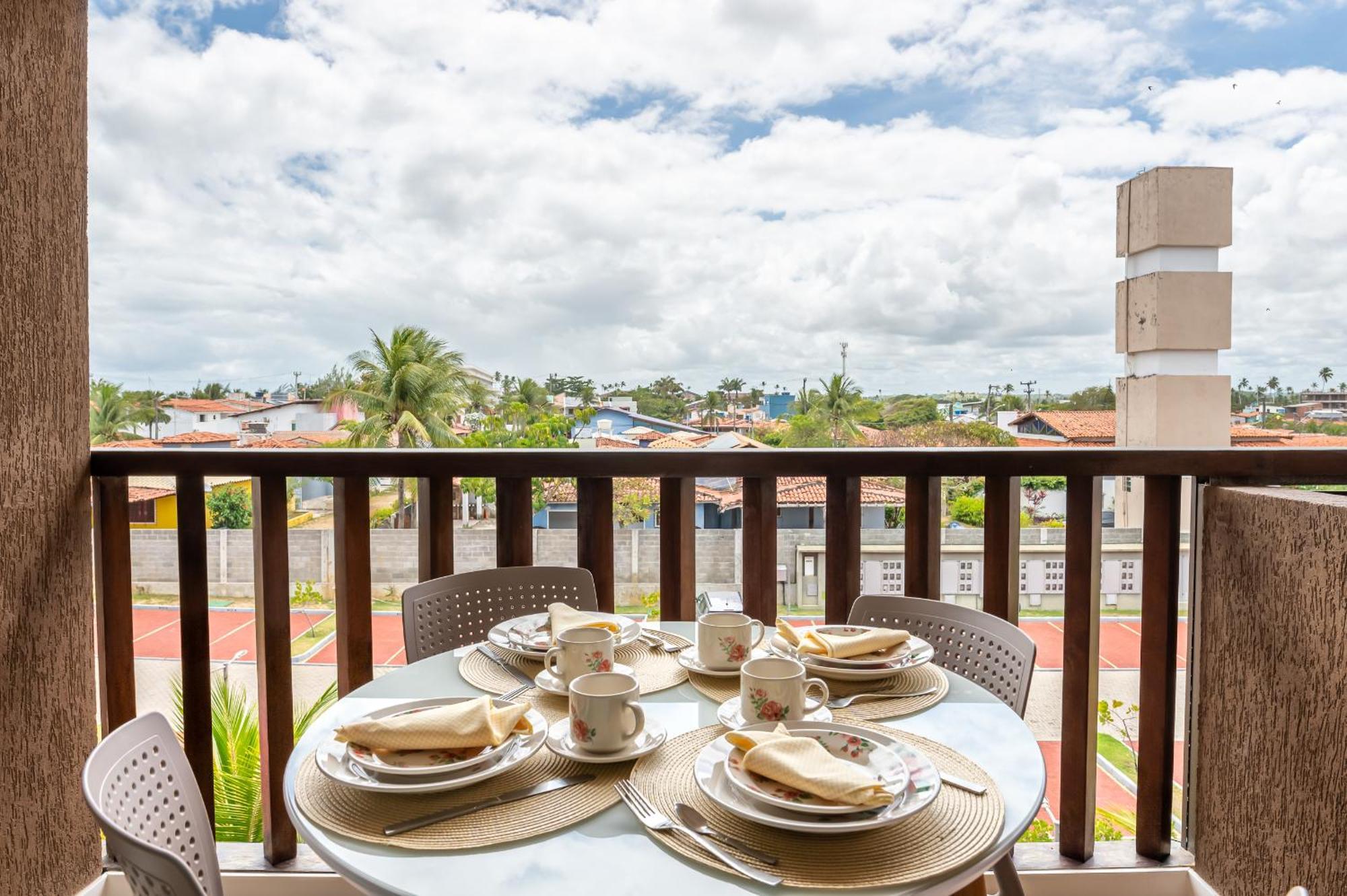 Flat Design Moderno, 3qts, Resort Beira Mar, PetFriendly Porto de Galinhas Exterior foto