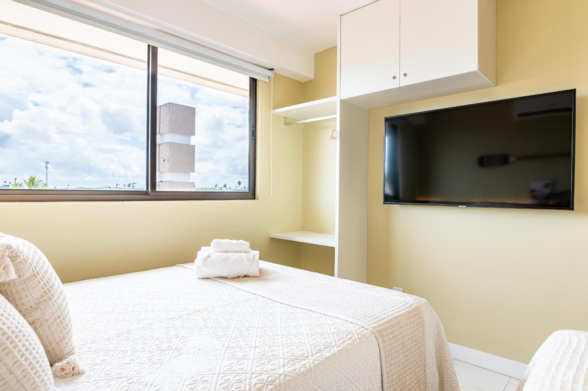 Flat Design Moderno, 3qts, Resort Beira Mar, PetFriendly Porto de Galinhas Exterior foto