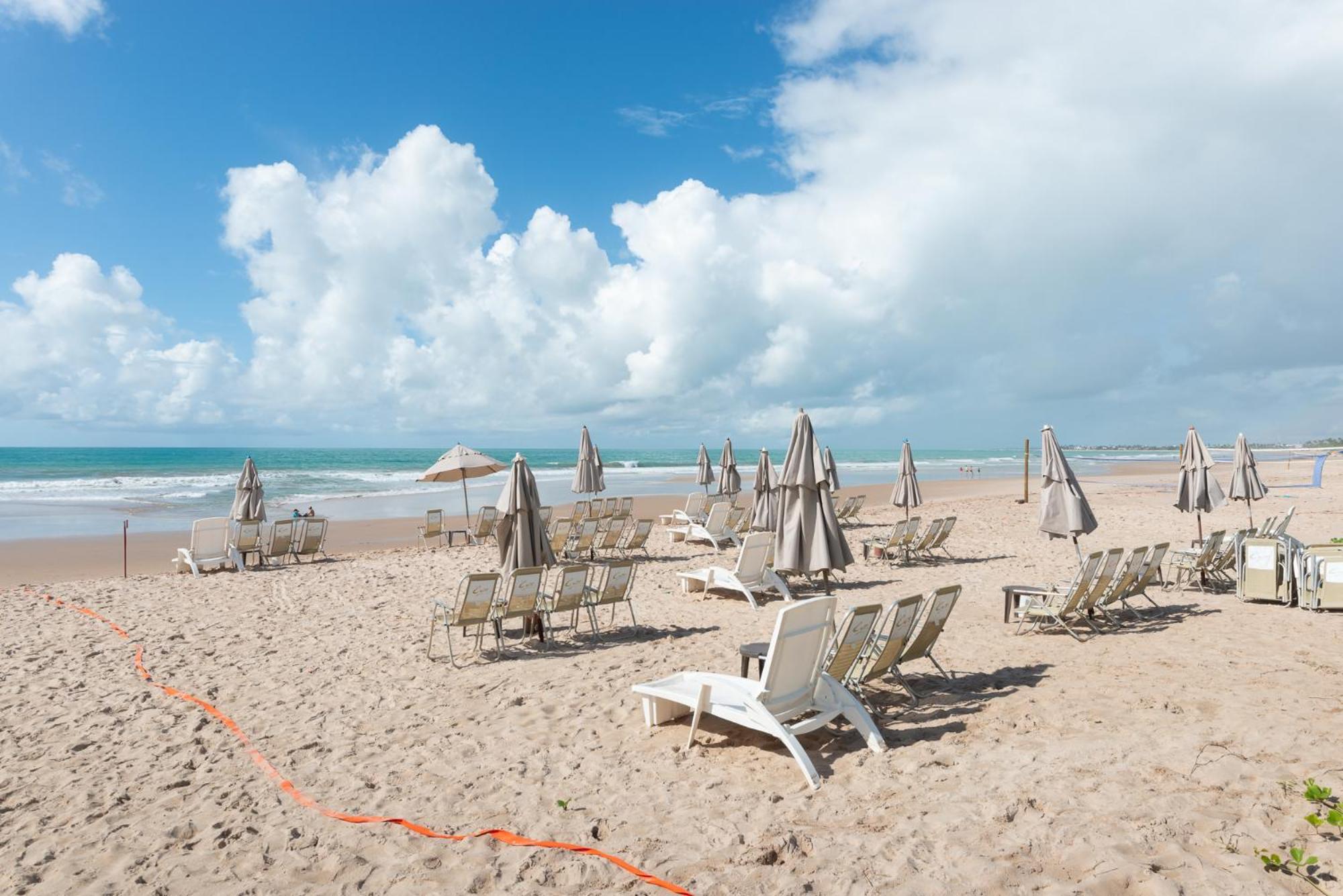 Flat Design Moderno, 3qts, Resort Beira Mar, PetFriendly Porto de Galinhas Exterior foto